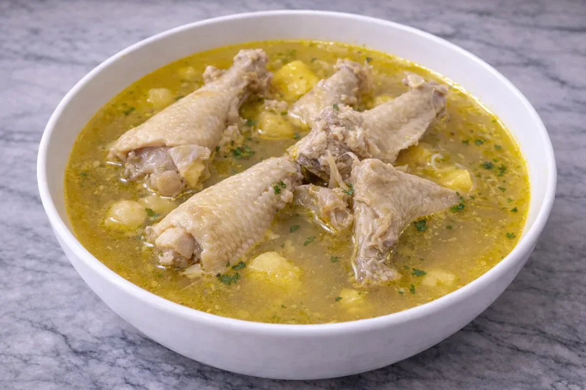 Supu ya Kuku Kienyeji (½ kuku)
